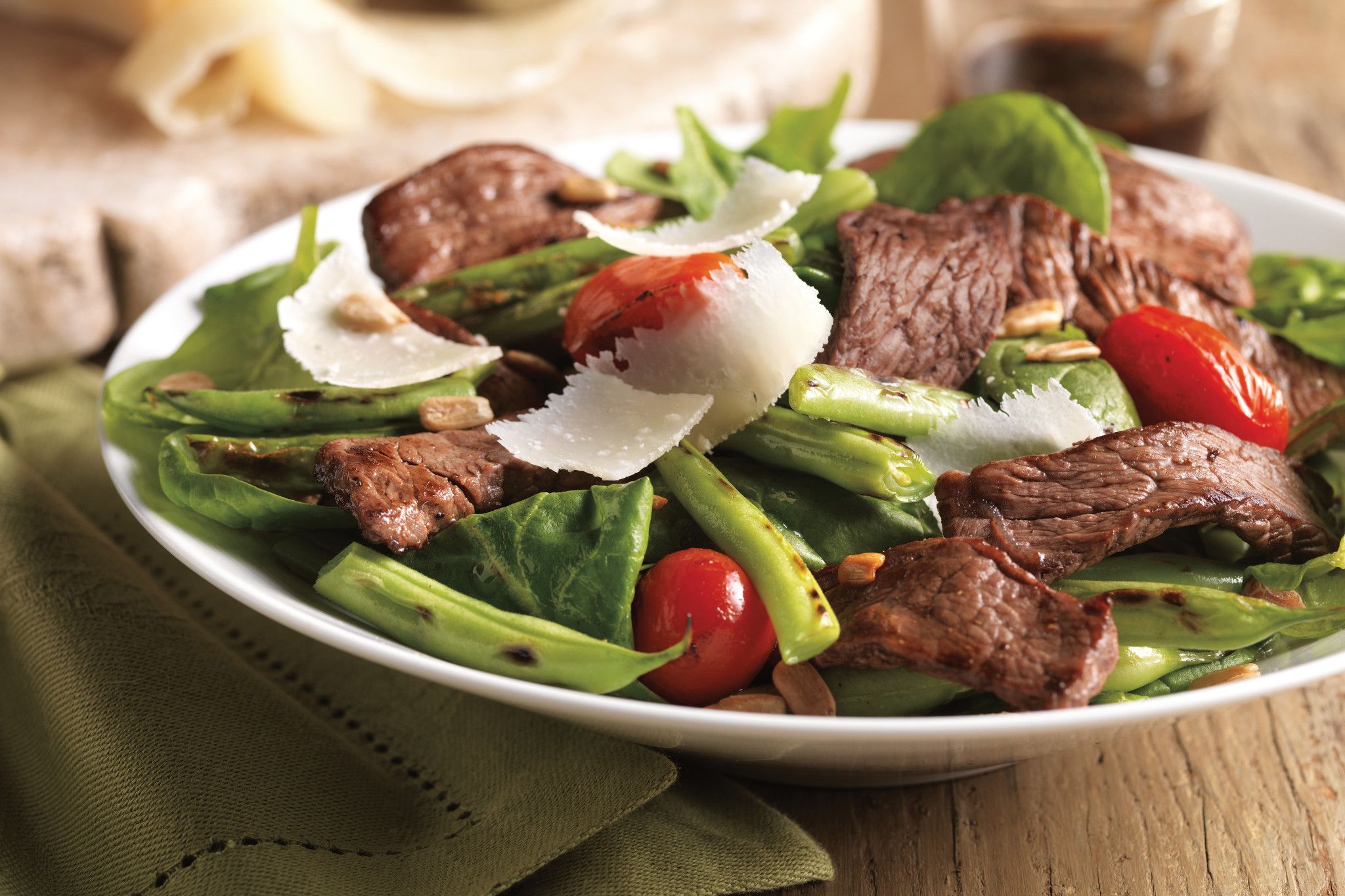 Steak, Green Bean & Tomato Salad